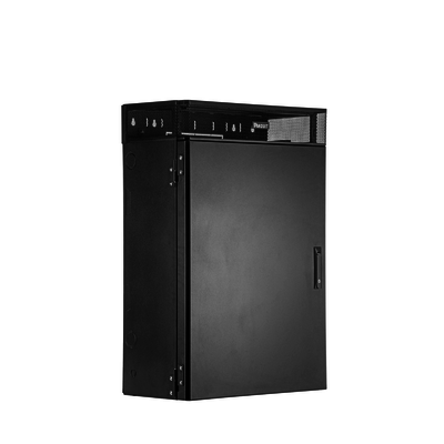 Gabinete de Montaje en Pared TrueEdge™, Con 6 UR para Equipo Activo y 6 UR para Paneles de Parcheo, Fabricado en Acero, Color Negro - Image 3