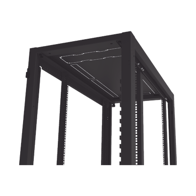 Gabinete Profesional para Telecomunicaciones de 45UR, 1200 mm Profundidad, Incluye 2 Organizadores Verticales de 45 Unidades de Rack, Se envía el Gabinete Armado. - Image 8