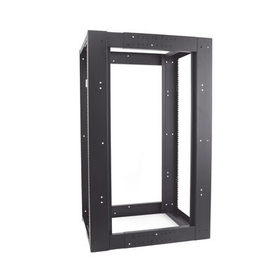 Rack Estándar 19" de 4 Postes, Acero, 24 Unidades, Profundidad Ajustable. - Image 4