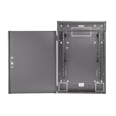 Gabinete de Montaje en Pared TrueEdge™, Con 3 UR para Equipo Activo y 3 UR para Paneles de Parcheo, Fabricado en Acero, Color Negro - Image 3