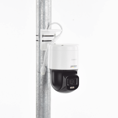 Domo PT IP 4 Megapixel / Lente 4 mm  / Luz Blanca 30 mts / dWDR  / PoE / IP66 / Micrófono y Bocina Interconstruido / Micro SD / Incluye Montaje de Pared y Techo - Image 5