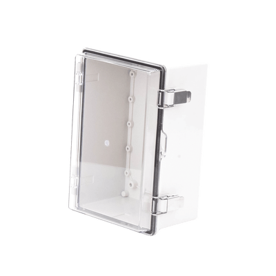 Gabinete Plástico ABS, Puerta Transparente, Uso en Intemperie IP66 (190 x 290 x 140 mm) cierre por Broche Inoxidable y Permite Cerrado con Candado y Llave (Perno 5mm) No Incluido - Image 2