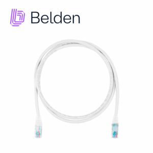 PATCH CORD UTP CAT6+ BELDEN C601109004 / INTERIOR / BLANCO / 4 PARES / 24 AWG / FORRO PVC / CMR / 4 PIES 1.2 METROS