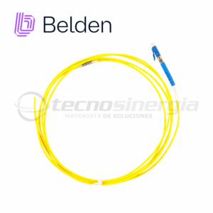 CONECTOR PIGTAIL MONOMODO BELDEN FTSLC2MMPS01 / OS2 / AMARILLO / LC SIMPLEX / 2 METROS