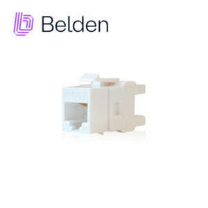 CONECTOR MODULAR JACK CAT6+ RJ45 BELDEN AX101320 / KEYCONNECT / INTERIOR / BLANCO / PIEZA