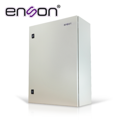 GABINETE TIPO NEMA ENSON ENS-NEMA752 DE METAL 700X500X250MM IP66 / IK10 / NEMA4 IDEAL PARA INSTALACION Y RESGUARDO DE EQUIPOS ELECTRONICOS EN INTEMPERIE