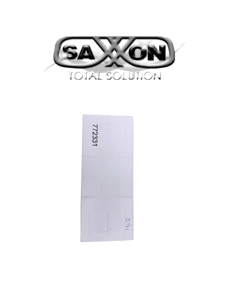 TAG DE PAPEL ADHERIBLE THF02 SAXXON