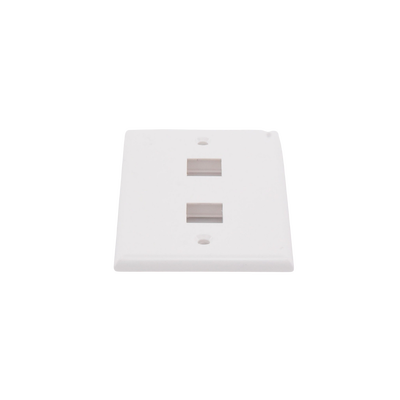 Placa de pared de 2 puertos, Keystone, Color Blanco - Image 3