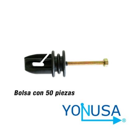 AISLADOR DE MÚLTIPLE 3 EN 1 PREMIUM YONUSA AIS03 50PZAS X BOLSA SE PUEDE USAR COMO AISLADOR DE PASO, DE ESQUINA O TENSOR