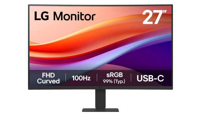 Monitor - MONLGE3190 MON LG 27 (27U421A-B) FHD CUR USB-C -