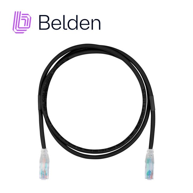 Patch Cord Belden C601100010 Cat6 Negro 10 pies 100% Cobre