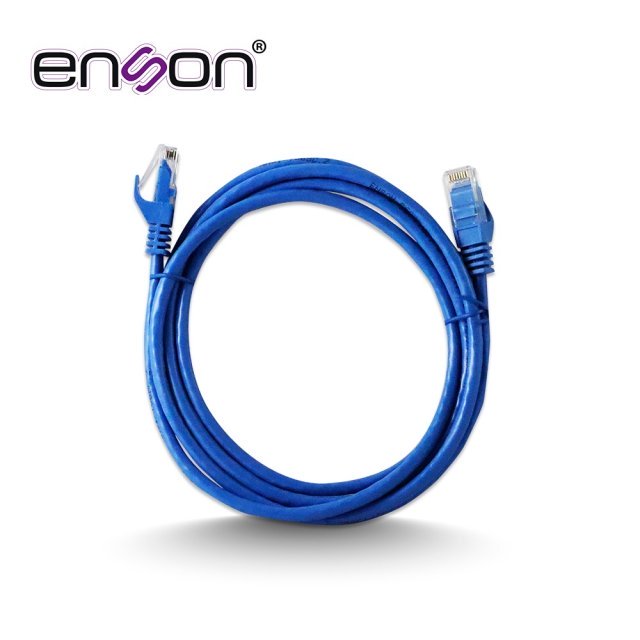 PATCHCORD UTP ENSON P6A021L CAT6A 210CM AZUL SERIE EPRO 100-II 100 POR CIENTO COBRE PARA MEJOR IDENTIFICACION DE SOLUCIONES EN RACKS Y GABINETES