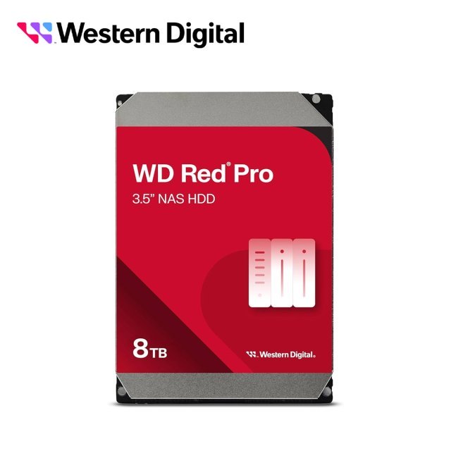DD DISCO DURO 8 TB SATA WD RED PRO WD8005FFBX 7200RPM CACHE 256MB ESPECIAL PARA ALMACENAMIENTO Y NAS