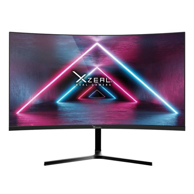 Monitores Gaming - Monitor Xzeal 23.8 pulgadas Xzeal XSPMG07B XST-570-1 Panel Curvo VA FHD 100Hz 5ms 1xVGA + 1xHDMI + Vesa 100x100mm Negro -