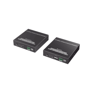 Kit Extensor KVM (HDMI y USB) hasta 120 metros | Transmite el Video y Controla tu DVR vía USB a distancia | Soporta resolución 4K @60Hz | Cat 6, 6a y 7 | Salida Loop en el Tx para visualización local