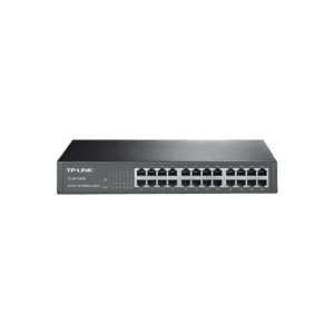 Switch no administrable de 24 puertos 10/100 Mbps para escritorio/rack