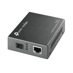 Convertidor Fibra Óptica Monomodo o Multimodo / 1 Puerto SFP 1000 Mbps / 1 Puerto RJ45 10/100/1000 Mbps / Plug and Play