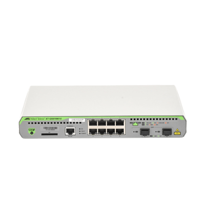Switch Administrable CentreCOM GS970M, Capa 3 de 8 Puertos 10/100/1000 Mbps + 2 puertos SFP Gigabit - Image 5