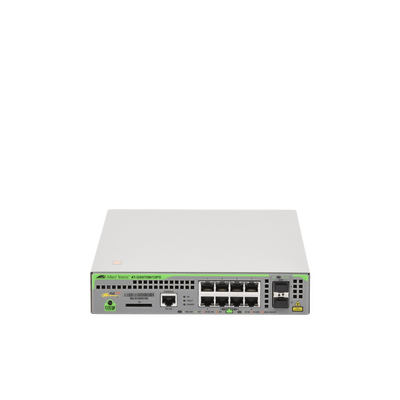 Switch PoE+ Administrable CentreCOM GS970M, Capa 3 de 8 Puertos 10/100/1000 Mbps + 2 SFP Gigabit, 124 W - Image 2