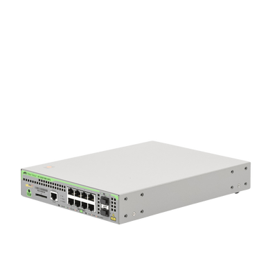 Switch PoE+ Administrable CentreCOM GS970M, Capa 3 de 8 Puertos 10/100/1000 Mbps + 2 SFP Gigabit, 124 W - Image 5