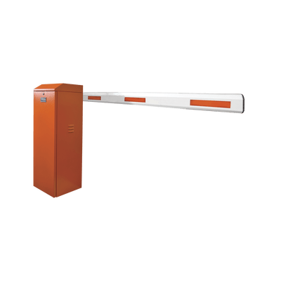 Barrera vehicular derecha / Soporta brazo de hasta 3 m / Apertura en 1.5 s /Final de carrera ajustable por programación / Movimiento fluido / Diseño elegante color naranja - Image 3