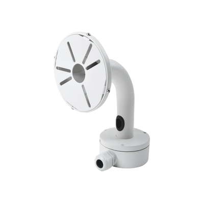 Montaje Universal de Pared con Caja de Conexiones / Compatible con Cámaras Domo y Bala / Uso en Interior