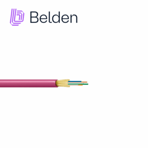 FIBRA OPTICA BELDEN FI4D006R9 / INTERIOR / ERIKA VIOLETA / OM4 / 6 HILOS / FORRO PVC / OFNR / BOBINA / 1,640 PIES 500 METROS