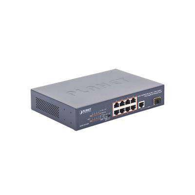 Switch no Administrable 8 puertos 10/100 PoE 802.3af/at 135W, 1 puerto Uplink 10/100/1000 y 1 SFP 100/1000 para escritorio - Image 3