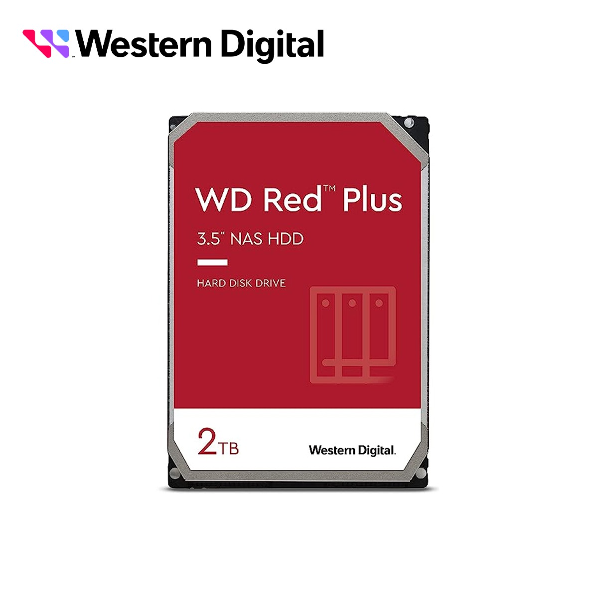 DD DISCO DURO WD20EFPX WD RED PLUS 3.5 SATA 2TB CACHE 64MB 5400RMP ESPECIAL PARA ALMACENAMIENTO Y NAS