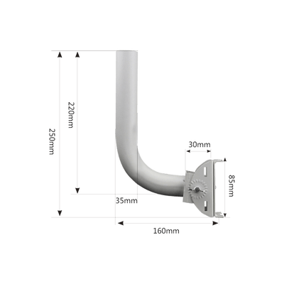 Montaje universal flexible para instalación en poste o pared, compatible con equipos Ubiquiti, Mimosa, Cambium y Altai - Image 4
