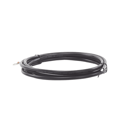 Cable para Controlador, 3.0 m, Negro, Calibre 8 AWG con Terminal de Ojo en un Extremo