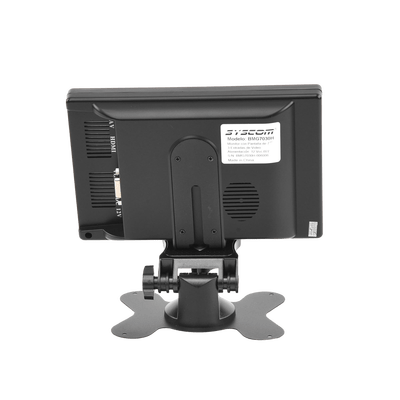 Monitor 7" TFT-LCD ideal para colocar en vehículos o DVR/NVR.  Entradas de video HDMI, VGA y RCA (CVBS) - Image 5