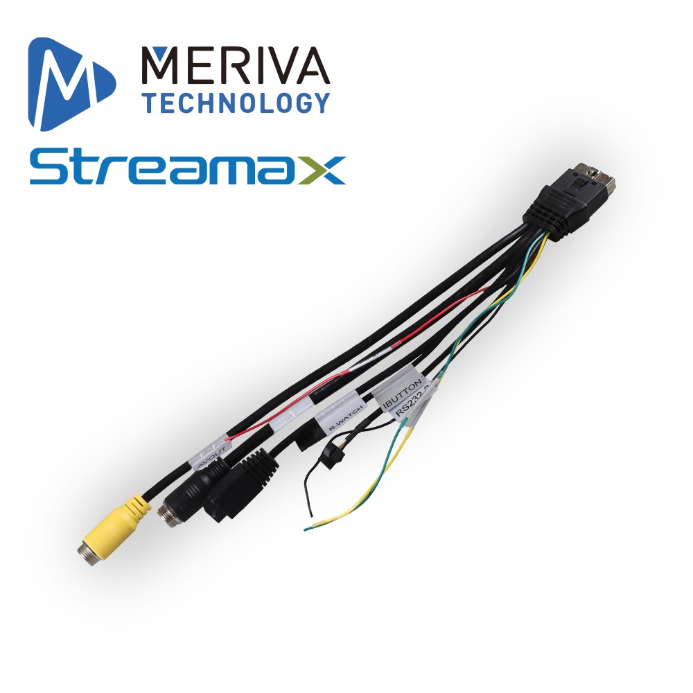 CABLE DE EXPANSION MERIVA STREAMAX MODELO M1N2.0-EXPAN / ENTRADA DE VIDEO IPC2 / R-WATCH / SALIDA DE VIDEO / RS232-2 / COMPATIBLE CON M1N2.0