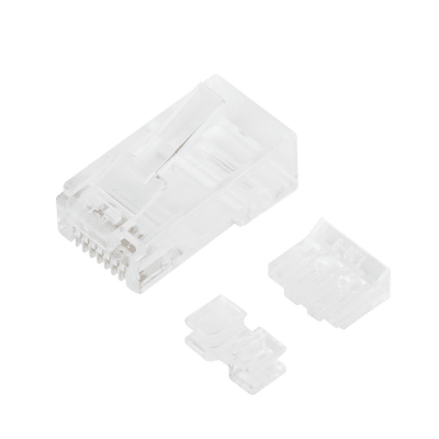 Bote con 100 Piezas de Plug Modular RJ45 Cat6A chapado de oro a 30 micras para durabilidad extrema - Image 4