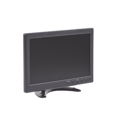 Monitor 10.1" TFT-LCD ideal para colocar en vehículos o DVR/NVR. Entradas de video HDMI, VGA y RCA (CVBS)