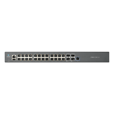 Switch cnMatrix EX2028 capa 3 de 28 puertos (24 Ethernet Gigabit, 4 SFP+) administración desde la Nube (MX-EX2028XXA-U)
