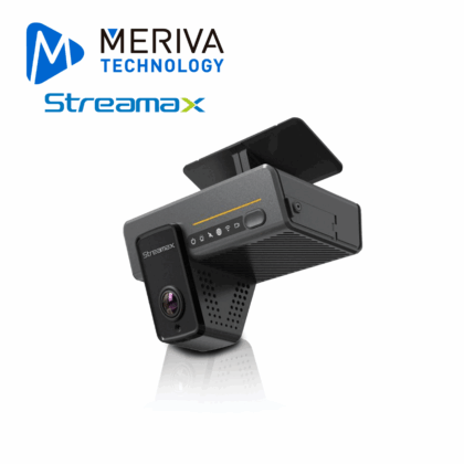 MDVR TIPO DASHCAM MERIVA STREAMAX ADPLUS 2.0-V1.1 / 2MP / DOBLE CAMARA IP INTEGRADA / H.265 / CAMARA EXTERNA 2.8MM + CAMARA INTERNA 2.3MM / SOPORTA DOS CAMARAS ADICIONALES (1 HD + 1 IP) / IP30 / 12 - 24 VCD / SOPORTA 2 MICRO SD HASTA 1TB (NO INCLUIDA) / MICROFONO INTEGRADO / WI-FI / 4G