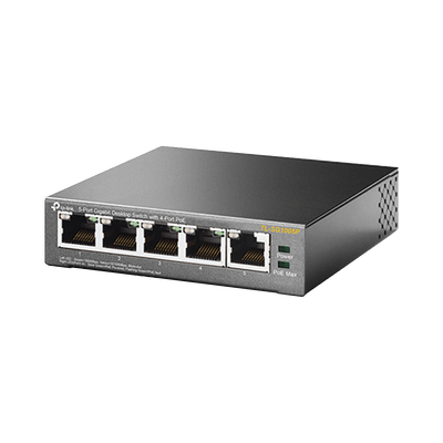 Switch Escritorio No Administrable de 5 puertos 10/100/1000 Mbps / Con 4 puertos PoE 802.3af/at de hasta 65 W / PoE Extendido hasta 250 metros - Image 3