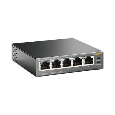 Switch Escritorio No Administrable de 5 puertos 10/100/1000 Mbps / Con 4 puertos PoE 802.3af/at de hasta 65 W / PoE Extendido hasta 250 metros - Image 2