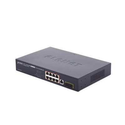Switch Administrable Capa 2 de 8 Puertos PoE 802.3af/at Gigabit 140 W Max, 2 Puertos SFP, Modo Extendido Hasta 250 m. - Image 3