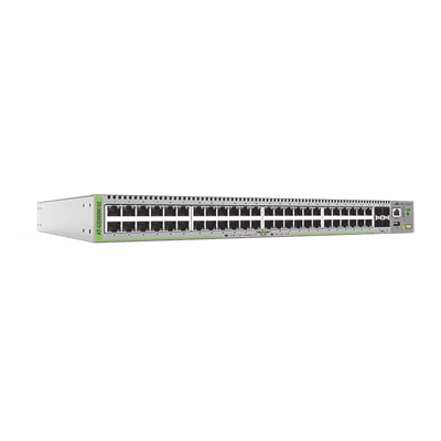 Switch Administrable CentreCOM GS980M, Capa 3 de 48 puertos 10/100/1000Mbps + 4 SFP Gigabit