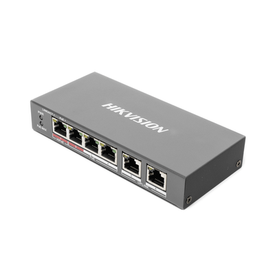 Switch PoE+ / No Administrable / 3 Puertos 10/100 Mbps 802.3 af/at (30 W) + 1 Puerto 10/100 Mbps Hi-PoE (60 W) / 2 Puertos 10/100 Mbps Uplink / Modo Extendido hasta 300 Metros / 60 W - Image 4
