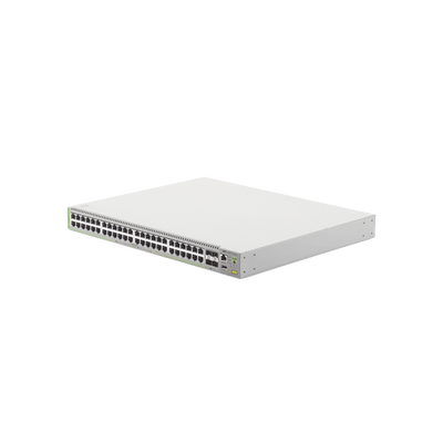 Switch PoE+ Administrable CentreCOM GS980M, Capa 3 de 48 puertos 10/100/1000Mbps + 4 SFP Gigabit, 740 W - Image 3