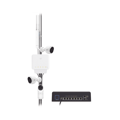 Switch UniFi FLEX de 5 puertos para semi-exterior IP55 (1 x PoE de entrada 802.3af/at/bt y 4 puertos PoE de salida 802.3af) - Image 3