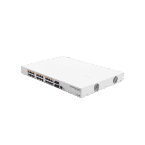 CRS328-24P-4S+RM - 24 port Gigabit Ethernet router/switch with four 10Gbps SFP+