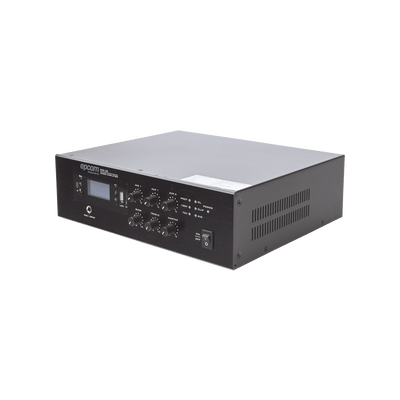 Mini Amplificador de Audio Mezclador | 120W RMS | Sistema 70/100V | MP3 | Tuner | Bluetooth | Musica ambiental y Voceo - Image 3