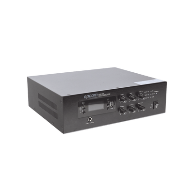 Mini Amplificador de Audio Mezclador | 120W RMS | Sistema 70/100V | MP3 | Tuner | Bluetooth | Musica ambiental y Voceo - Image 2