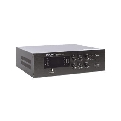 Mini Amplificador de Audio Mezclador | 240W RMS | Sistema 70/100V | MP3 | Tuner | Bluetooth | Musica ambiental y Voceo - Image 3