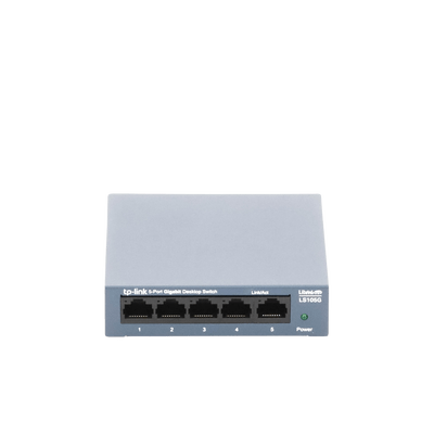 Switch de escritorio Gigabit de 5 puertos 10/100/1000Mbps, carcasa metálica - Image 3