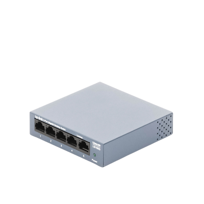 Switch de escritorio Gigabit de 5 puertos 10/100/1000Mbps, carcasa metálica - Image 5